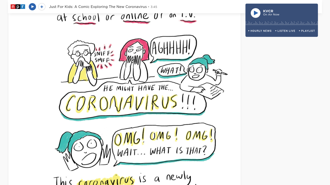 CORONAVIRUS COMIC - NPR